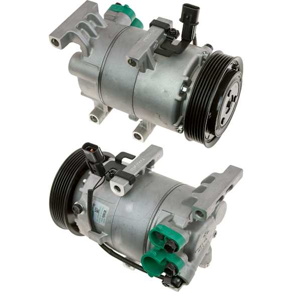 7513247 A/C Compressor, With Clutch, 6-Groove Pulley, 1.6L, 4Cyl, GPD A/C Compressor