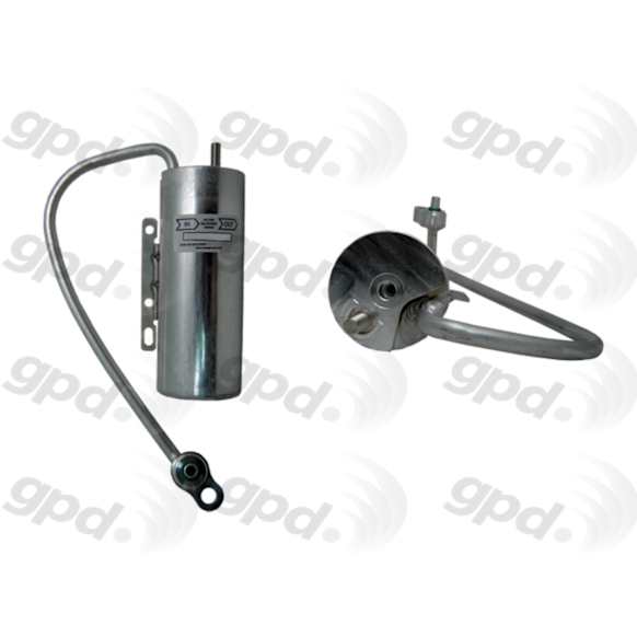 2004 Saab 9-3 - 3-Piece Kit A/C Service Kit, O-Ring Seal Kit 1321279; Acum/Drier 1411900; Front Exp Valve 3411486  Includes (1) A/C Receiver Drier, (1) A/C Expansion Valve, and (1) A/C O-Ring and Gasket Seal Kit