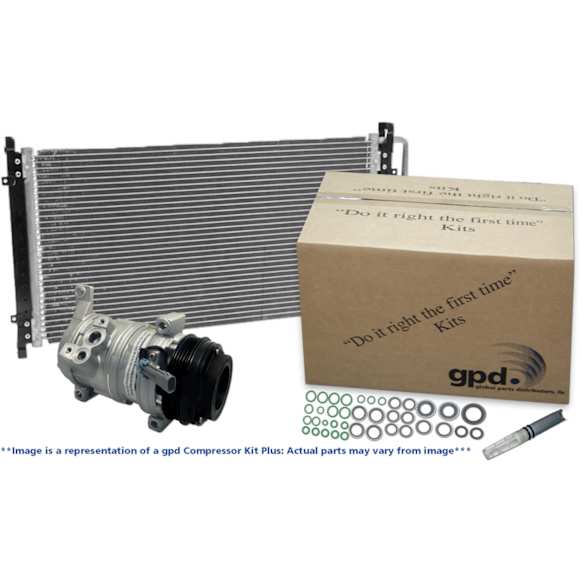 9611237A A/C Compressor, With Clutch, 6-Groove Pulley, 2.0L, 4Cyl, GPD OE Replacement