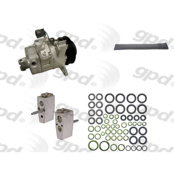 9611601 A/C Compressor, With Clutch, 6-Groove Pulley, 4.6L, 8Cyl