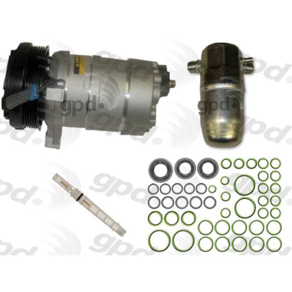 9611602 A/C Compressor, With Clutch, 6-Groove Pulley, 4.9L, 8Cyl