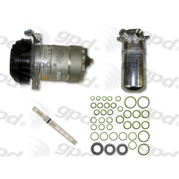 9611709 A/C Compressor, With Clutch, 6-Groove Pulley, 3.8L, 6Cyl