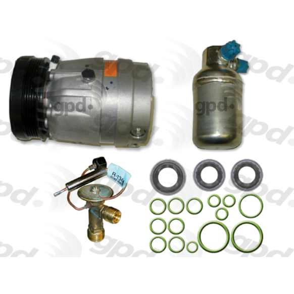 9611769 A/C Compressor, With Clutch, 5-Groove Pulley, 2.4L, 4Cyl