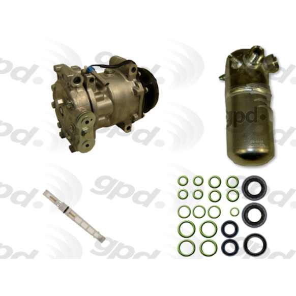 9612775 A/C Compressor Kit, Includes (1) A/C Compressor, (1) A/C Accumulator, (1) A/C Orifice Tube, (1) A/C O-Ring and Gasket Seal Kit