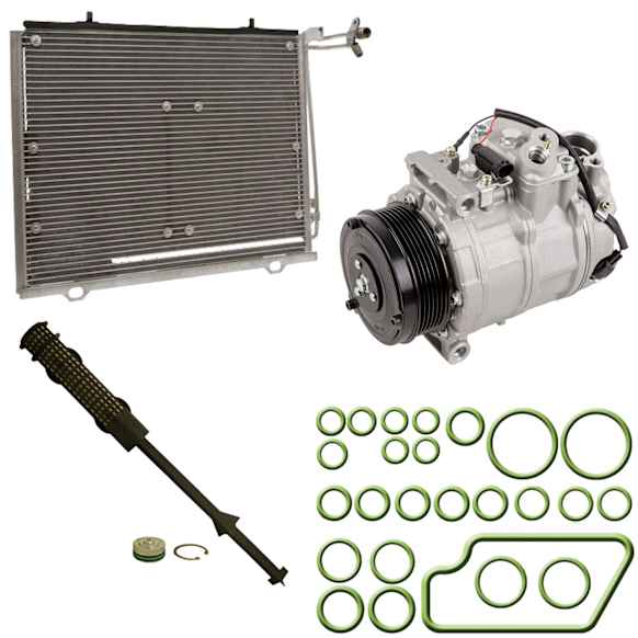 9643236B A/C Compressor, With Clutch, 6-Groove Pulley, 5.5L, 8Cyl