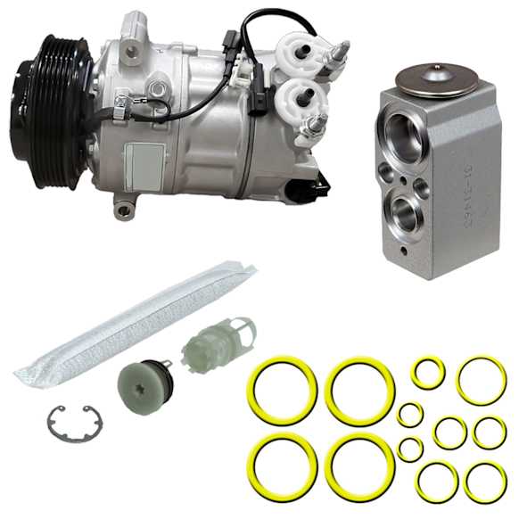 9643501 A/C Compressor, With Clutch, 6-Groove Pulley, 2.0L, 4Cyl