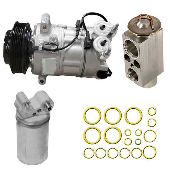 9645051 A/C Compressor, With Clutch, 6-Groove Pulley, 2.0L, 4Cyl