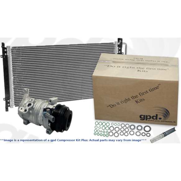 9742423A A/C Compressor, With Clutch, 6-Groove Pulley