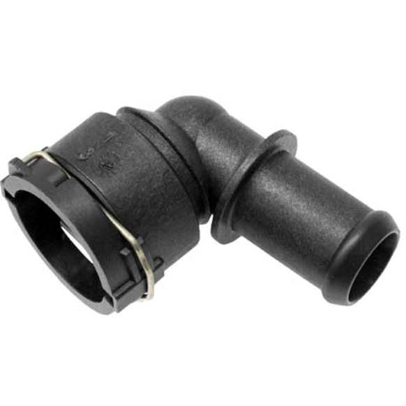 Genuine Volkswagen Coolant Hose Connector for Quick Connect to Solenoid Valve Hose - Replaces OE Number 1J0-122-291 C