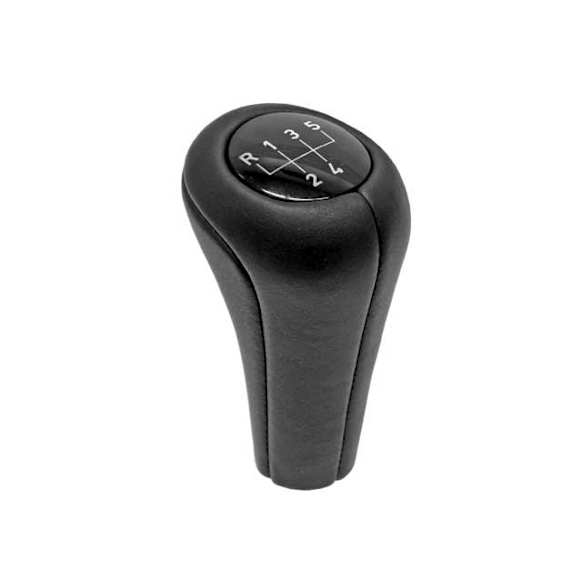 Genuine BMW Shift Knob Leather with 5-Speed Emblem (Push on Type) - Replaces OE Number 25-11-7-500-299