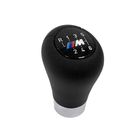 Genuine BMW Shift Knob Leather with "M" 6-Speed Emblem (Heavy, Push on Type) - Replaces OE Number 25-11-7-896-886