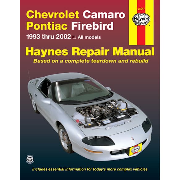 1999 Chevrolet Camaro - Repair Manual - Repair manual, Sold individually