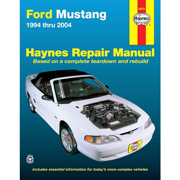 2001 Ford Mustang - Repair Manual - Repair manual, Sold individually