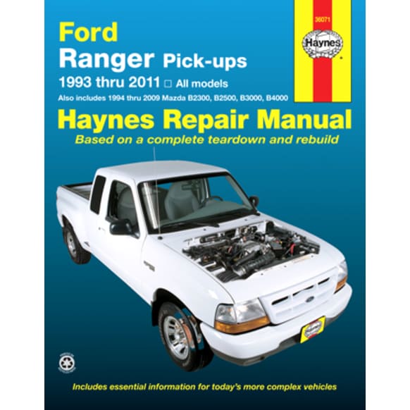 2006 Ford Ranger - Repair Manual - Repair manual, Sold individually