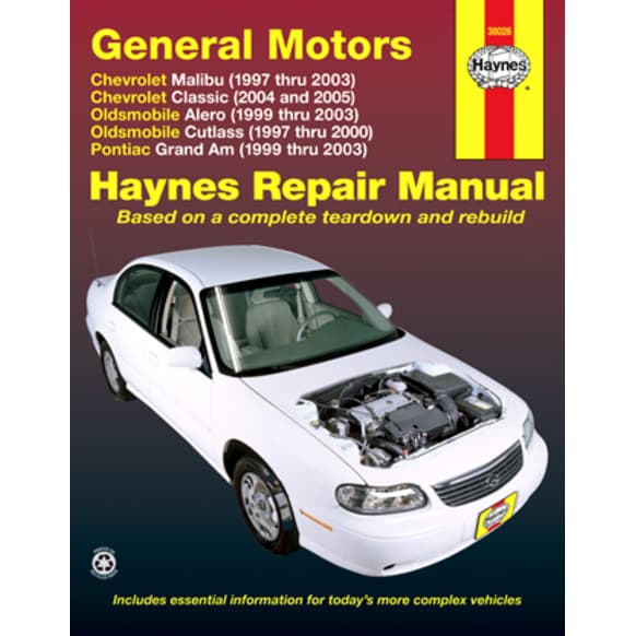 2002 Oldsmobile Alero - Repair Manual - Repair manual, Sold individually