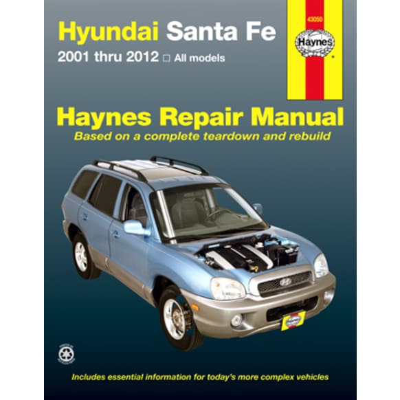2010 Hyundai Santa Fe - Repair Manual - Repair manual, Sold individually