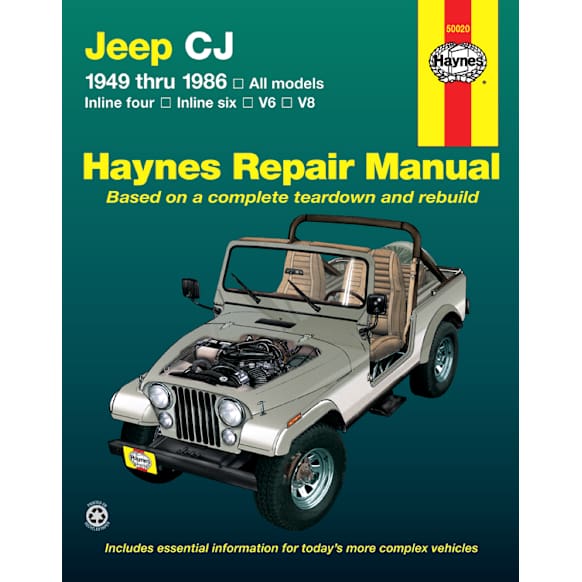 1966 Jeep CJ6 - Repair Manual - Repair manual, Sold individually
