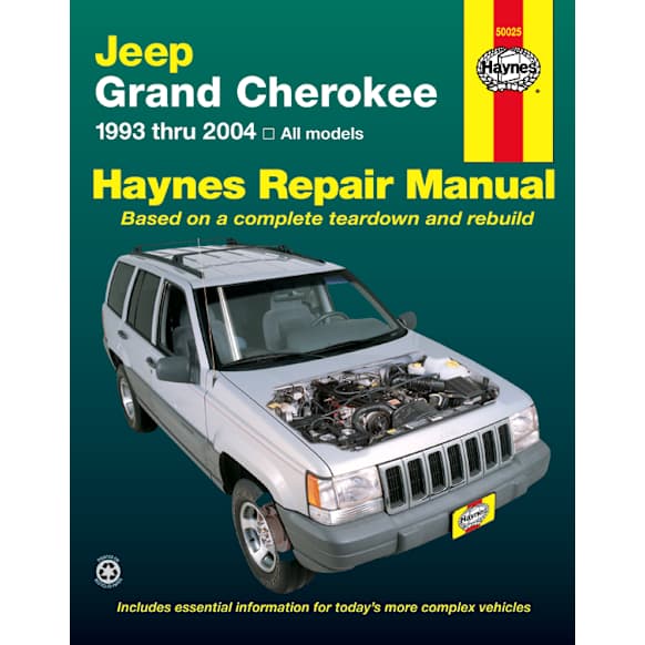 2002 Jeep Grand Cherokee - Repair Manual - Repair manual, Sold individually