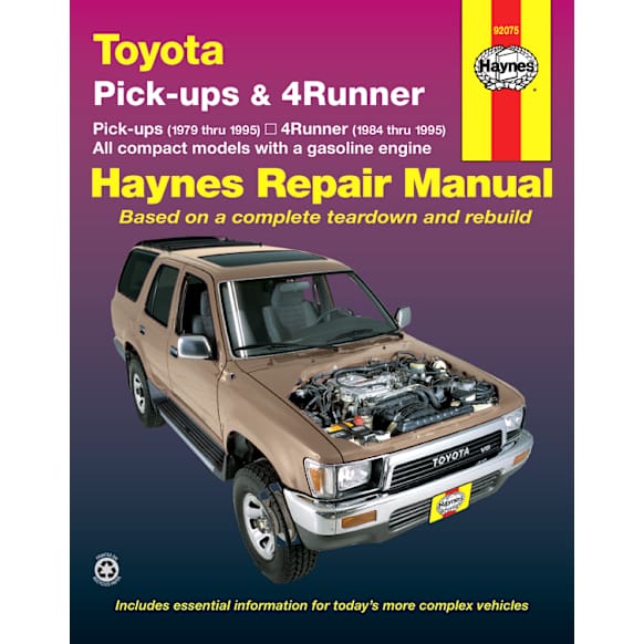 1990 Toyota Pickup - Repair Manual - Repair manual, Sold individually