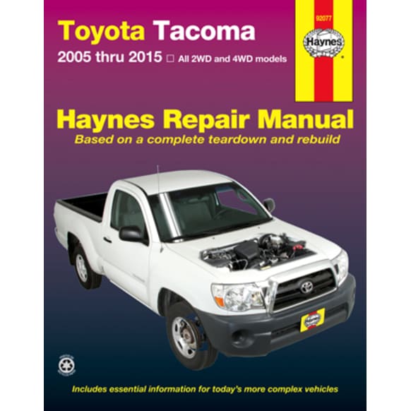 92077 Repair Manual - Repair manual, Sold individually