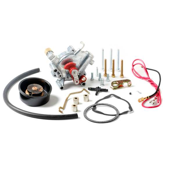 45-224S Universal, Choke Conversion Kit - Polished Electric Choke 