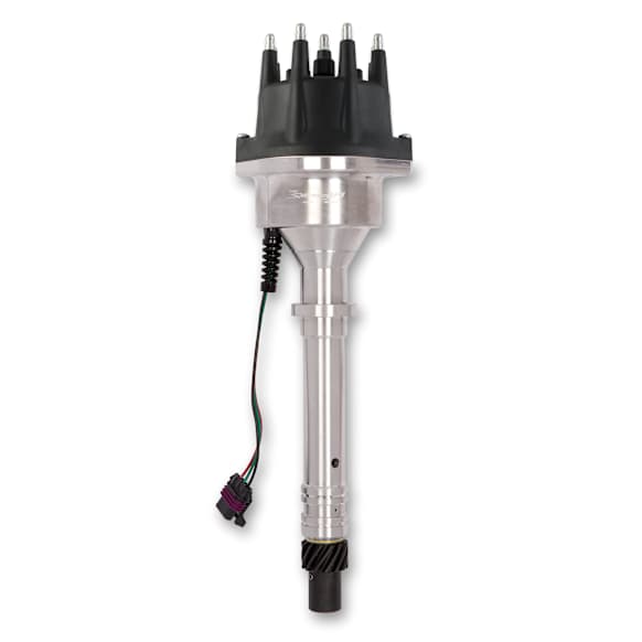 1966 Chevrolet Malibu - Distributor, With Hall Effect Crank Trigger Sensor Housing; Comes With Cast Gear - Contact Camshaft Mfr. For Recommended Gear Material, 8 Cyl 6.5L, Sniper EFI Hyperspark Series