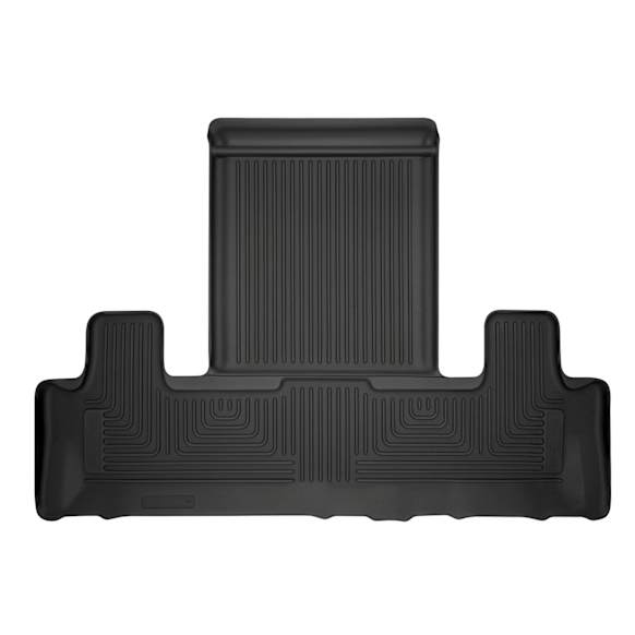 2024 Ford Expedition - Front Row Molded Floor Liner, Sport Utility, Black, Made of Rubberized/Thermoplastic, Weatherbeater Series