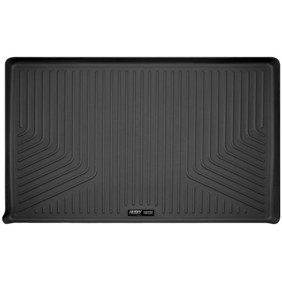 2012 Ford Expedition - Cargo Mat, Molded Cargo Liner, Sport Utility, Fits To Back Of 3rd Row Seats, Black, Made of Rubberized/Thermoplastic