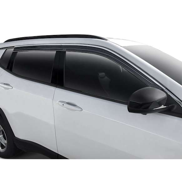 2008 Lexus GS350 - Front and Rear, Driver and Passenger Side, Window Visor, Smoke With Chrome Trim