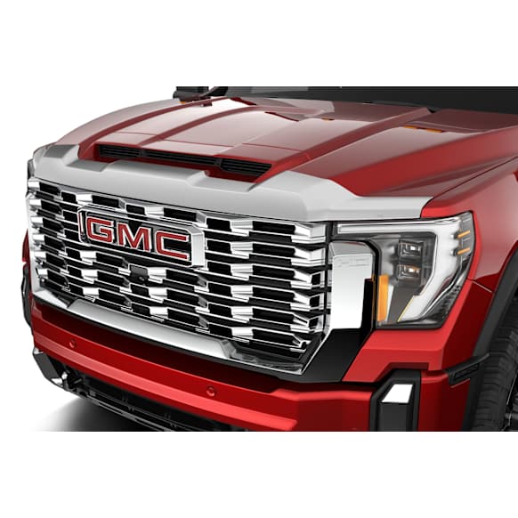 2005 Dodge Ram 1500 - Bug Shield, 1 Piece, Chrome, Automotive Grade Tape Attachment Style, Aeroskin Series