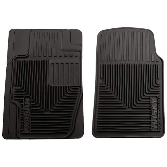 2006 Acura RSX - Front Row Flat Floor Mat, May Require Trimming For Correct Fit/Trim Guides Molded In Mat, Black, Made of Rubberized/Thermoplastic, Heavy Duty Series