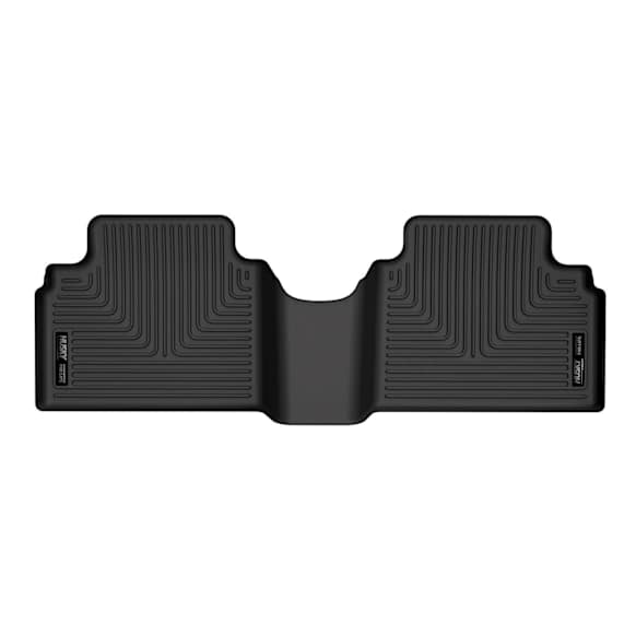 2024 Hyundai Elantra - Second Row Molded Floor Liner, Sedan, Black, Made of Rubberized Thermoplastic Elastomer, X-act Contour Series
