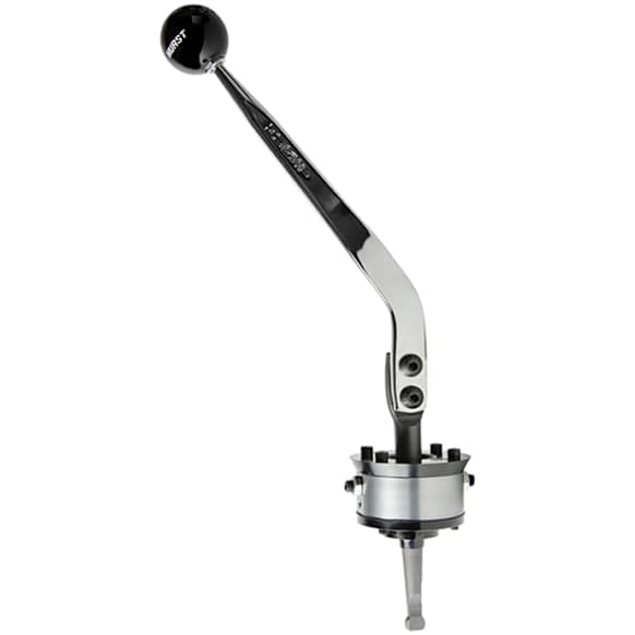 3915020 Billet Plus Series Shifter - Chrome Stick and Black Knob, Billet Aluminum and Billet Steel, Manual, Direct Fit, Sold Individually