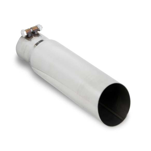 22203HKR Universal, Exhaust Tip - Chrome Steel Single  Sold individually
