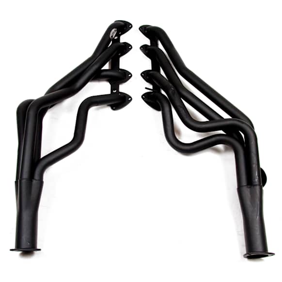 6114HKR Headers Long Tube, Painted Black, Made of Steel