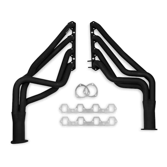 6901HKR Headers Long Tube, Painted Black, Made of Steel