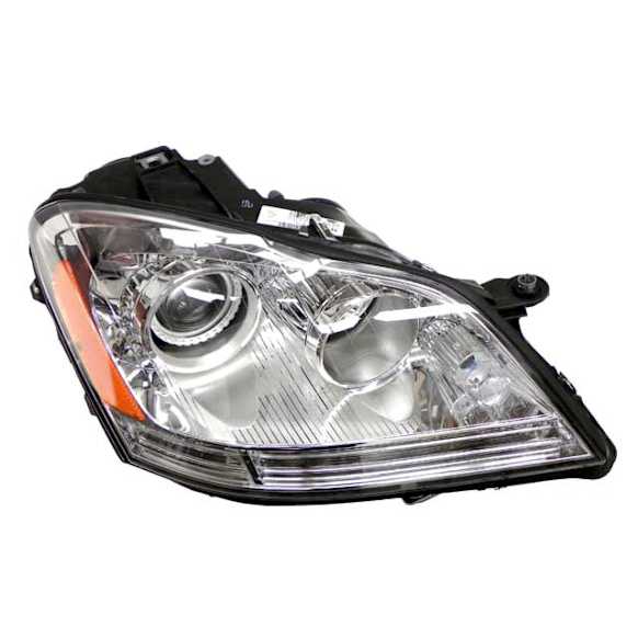 2009 Mercedes Benz GL320 - Passenger Side Halogen Headlight, With bulb(s), For Cars With Active Curve Lighting (Code 615); Not For Cars With Grand Edition Package (Code P61); From Chassis # A 480007; From 10/01/08, OE Replacement