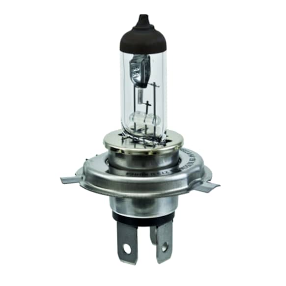 H4 High Beam and Low Beam Halogen Series Headlight Bulb, (12V 55/60W) - Replaces OE Numbers