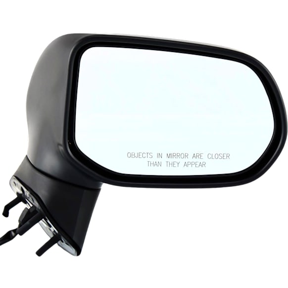 Sedan Passenger Side Mirror, Power Adjust, Non-Heated, Manual Folding, Paintable, No Signal Light, No Memory, No Puddle Light, No Auto-Dimming, No Blind Spot Feature