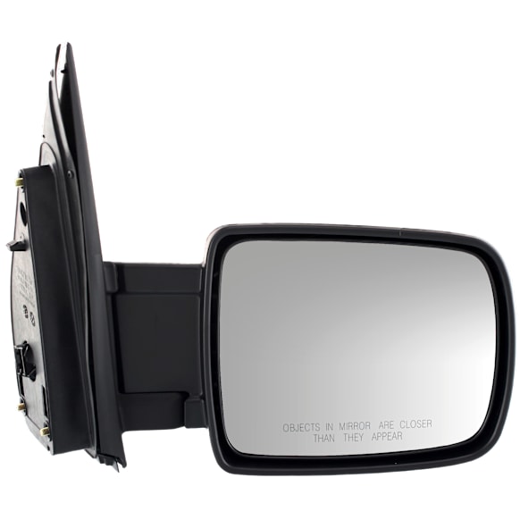 Passenger Side Mirror, Power, Manual Folding, Heated, Paintable, No Signal Light, No Memory, No Puddle Light, No Auto-Dimming, No Blind Spot Feature