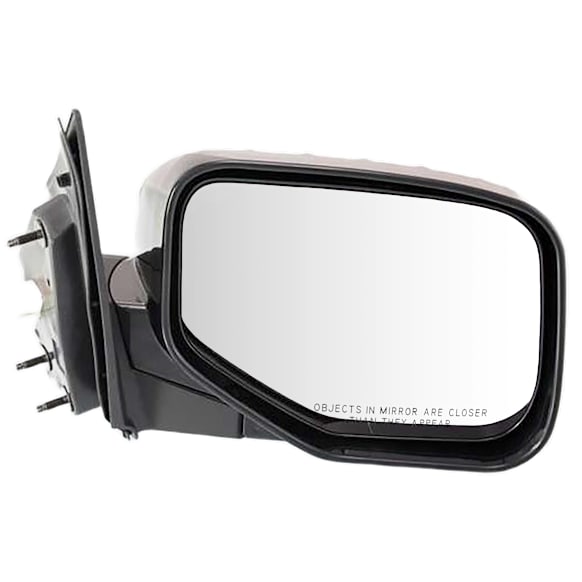 Passenger Side Mirror, Power, Manual Folding, Non-Heated, Paintable, No Signal Light, No Memory, No Puddle Light, No Auto-Dimming, No Blind Spot Feature