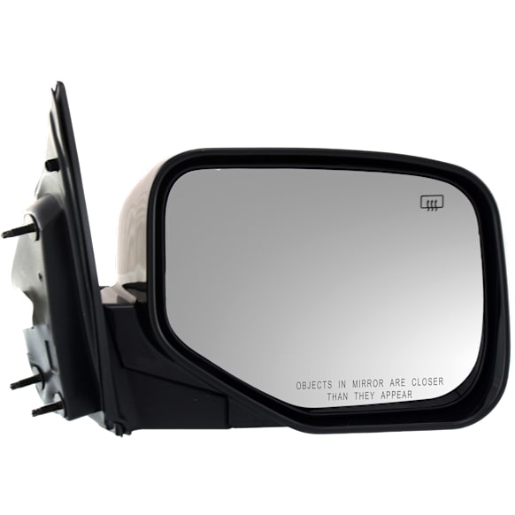 2006-2014 Honda Ridgeline - Passenger Side Mirror, Power, Manual Folding, Heated, Paintable, No Signal Light, No Memory, No Puddle Light, No Auto-Dimming, No Blind Spot Feature