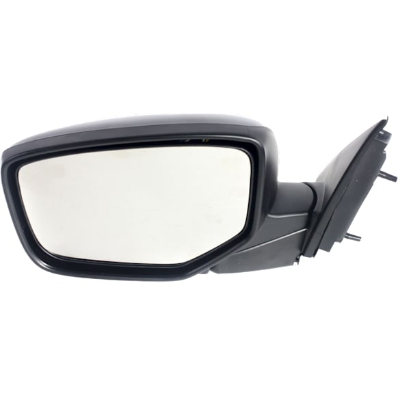 Sedan Driver Side Mirror, Power Adjust, Non-Heated, Manual Folding, Paintable, No Signal Light, No Memory, No Puddle Light, No Auto-Dimming, No Blind Spot Feature