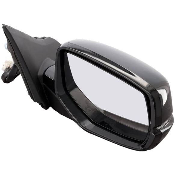 Passenger Side Mirror, Power, Manual Folding, Heated, Paintable, In-housing Signal Light, No Memory, No Puddle Light, No Auto-Dimming, No Blind Spot Feature