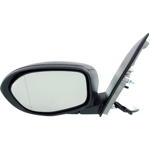 2016 Honda Odyssey LX - Driver Side Mirror, Power Adjust, Non-Heated, Paintable, Manual Folding, No Signal Light, No Blind Spot Feature, No Memory, No Puddle Light, No Auto-Dimming