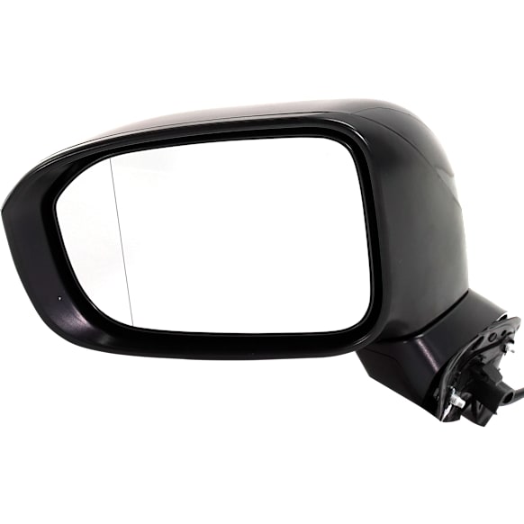 2014 Honda Civic EX - Driver Side Mirror, Power Adjust, Non-Heated, Paintable, Manual Folding, No Signal Light, No Blind Spot Feature, No Memory, No Puddle Light, No Auto-Dimming, Sedan
