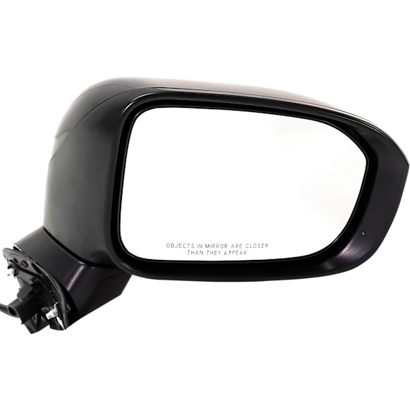 2015 Honda Civic - Passenger Side Mirror, Power Adjust, Non-Heated, Paintable, Manual Folding, No Signal Light, No Blind Spot Feature, No Memory, No Puddle Light, No Auto-Dimming