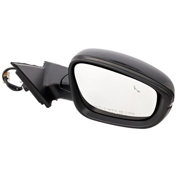 Passenger Side Mirror, Power, Manual Folding, Heated, Paintable, In-Housing Signal Light, No Memory, No Puddle Light, No Auto-Dimming, With Blind Spot Detection in Glass