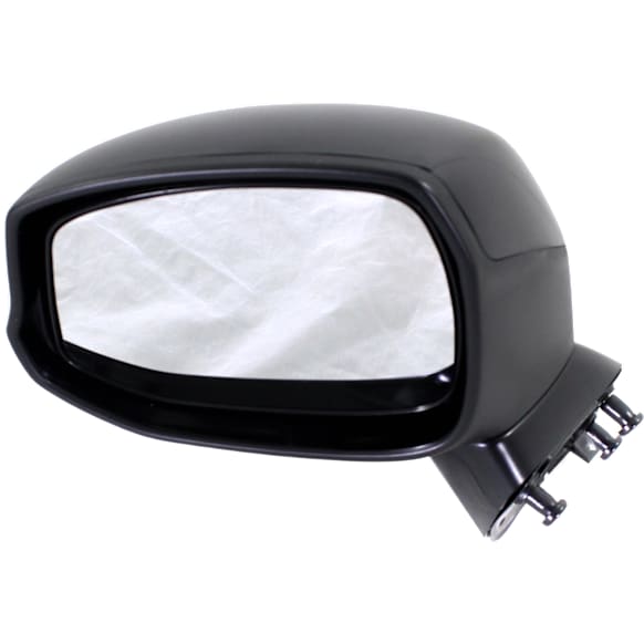 2014 Honda Civic EX-L - Driver Side Mirror, Manual Adjust, Non-Heated, Textured Black, Manual Folding, No Signal Light, No Blind Spot Feature, No Memory, No Puddle Light, No Auto-Dimming, Sedan