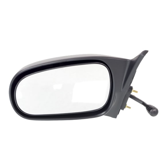 Sedan Driver Side Mirror, Manual Adjust, Non-Heated, Non-Folding, Textured Black, No Signal Light, No Memory, No Puddle Light, No Auto-Dimming, No Blind Spot Feature
